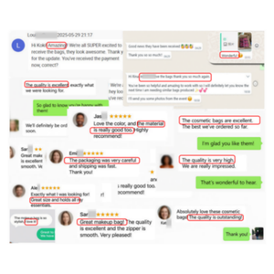 Women's Vegan Leather Cosmetic Purse Custom Logo Design Fashionable PU Zipper Closure <b>Waterproof</b> Travel <b>Toiletry</b> Washing Pouch - Product Image 6