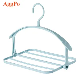 Multi -functional clothes Shoes rack shirts rotating hams shirts anti -wrinkle shoulder widening thick clothes support racks