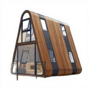 Casa Prefabricada Modular Tipo Cápsula Espacial de Techo Plano, Impermeable de Tres Niveles, con Resistencia al Viento Nivel <span class=keywords><strong>C3</strong></span> para Campamentos al Aire Libre - Product Image 1