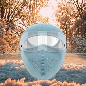 Masque facial imperméable en polaire personnalisable pour le ski et le cyclisme, protection UV extérieure, respirant, unisexe, vente en gros d'usine - Product Image 5