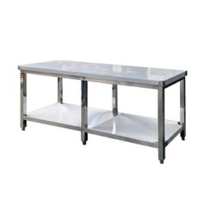 Kommerzielle Vorbereitung Tisch Fast Food Workbench Küche Arbeitstisch Anpassbar in mehreren Größen mit Rädern - Product Image 1