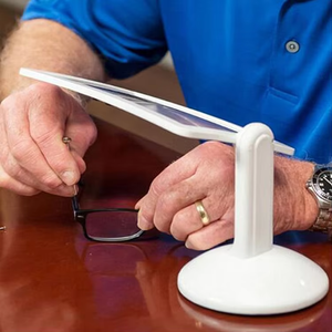3X đọc toàn trang 360 độ xoay Kính lúp rảnh tay kính lúp Bảng kính lúp với 2 đèn LED - Product Image 5