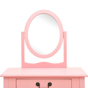 Juego de <span class=keywords><strong>tocador</strong></span> de maquillaje rosa de alta calidad de estilo moderno de nuevo diseño 2023, <span class=keywords><strong>tocador</strong></span> de madera para <span class=keywords><strong>Niñas</strong></span> para dormitorio - Product Image 3