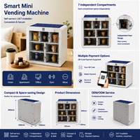 Distributeur automatique intelligent compact pour hôtel, bureau, appartement, paiement par code QR, distributeur en libre-service, fabricant OEM