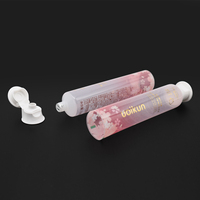 Vente en gros impression personnalisée LOGO Tube en PE transparent impression offset 10ml-300ml Tube d'emballage de dentifrice extrudé vide