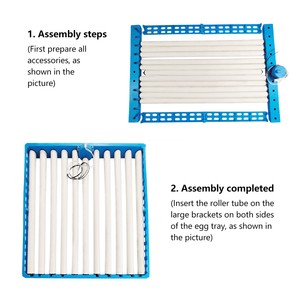 Lồng ấp phụ kiện trứng 110 trứng Con lăn khay tự động 220V 110V 12V tự động lồng ấp trứng - Product Image 4