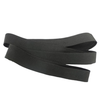 Largeur haute élasticité 1/1.5/ 2/2.5/3/4/5cm blanc/noir coloré doux tricot tressé bande élastique pour coudre des accessoires de vêtement