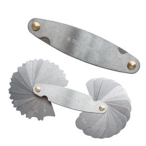 Jauges de rayon R-Gauges, gabarits en plastique et en métal pour mesurer 0,3-1,5 1-6,5 7-14,5 15-25 25-50 52-100 - Product Image 1