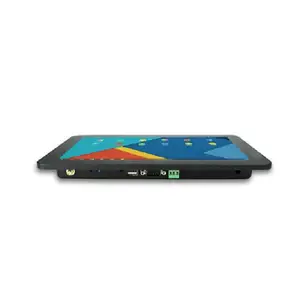 10.1 inci RK3399 6Core 4G RS232 RS485 oem odm android linux tertanam layar sentuh industri semua dalam satu panel pc tablet komputer