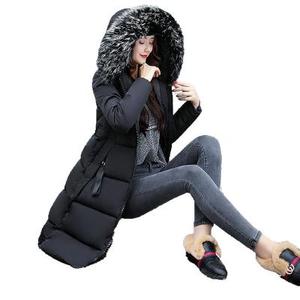 Coldker 2021 invierno <span class=keywords><strong>mujer</strong></span> moda cálido Parka abrigo piel abajo chaquetas algodón ropa femenina prendas de vestir abrigo largo <span class=keywords><strong>Mujer</strong></span> - Product Image 2