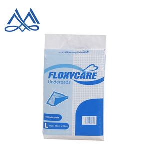使い捨て防水ベッドシートソフトドライ表面カスタムブランドデザイン使い捨てアンダーパッドベッドパッド付き中国製 - Product Image 2