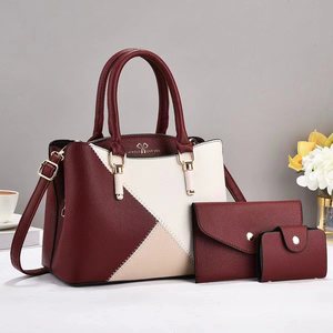 Sac à main à fermeture éclair avec doublure en polyester, sac à main tendance 2025 grande capacité pour femme, sac à bandoulière décontracté en PU et polyester - Product Image 4