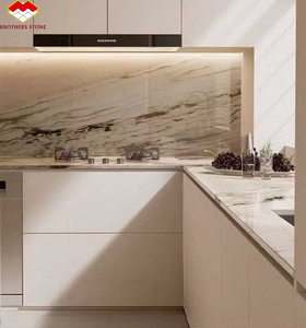 Confratelli pietra Calacatta <span class=keywords><strong>marmo</strong></span> <span class=keywords><strong>rosa</strong></span> controsoffitto & Backsplash di lusso <span class=keywords><strong>rosa</strong></span> <span class=keywords><strong>marmo</strong></span> rosso <span class=keywords><strong>cucina</strong></span> & sala decorazione per la casa - Product Image 2