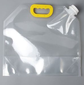 Bouteille d'eau pliable transparente en plastique portable pour l'extérieur 5L - Product Image 2