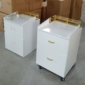 Siman haute qualité <span class=keywords><strong>pas</strong></span> <span class=keywords><strong>cher</strong></span> professionnel salon de coiffure équipement en acier inoxydable voler salon de coiffure chariot casier armoire chariot pour <span class=keywords><strong>manucure</strong></span> - Product Image 6