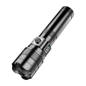 Linterna de Alta Potencia 19Baba de Aleación de Aluminio, Alcance de 100-200m, Recargable, con Zoom, para Uso en Exteriores y en el Hogar - Product Image 1