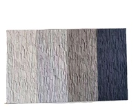 Revêtement mural en pierre artificielle PU, panneau en mousse légère, couleur personnalisable, pour cheminée, mur décoratif de jardin