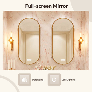 ตู้ห้องน้ำอ่างล้างหน้าคู่ขนาด 60-92 นิ้ว ปรับแต่งได้ ตู้แขวนผนังพร้อมกระจก LED อัจฉริยะ สไตล์ฝรั่งเศสหรูหรา - Product Image 5