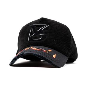 Gorras Fino Hats con Logotipo Bordado, Gorra de Béisbol Unisex de Algodón Desgastado de 5 Paneles, Estilo Europeo y Americano Premium - Product Image 2