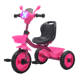 Tricycle moto pour enfants, best-seller, avec lumières et musique, tricycle pour enfants avec lumière LED, vélo à pédales à 3 roues pour tout-petits - Product Image 1