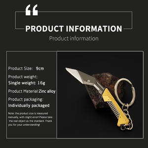 Mini couteau porte-clés Valorant du Népal, modèle de pistolet jouet Valorant <span class=keywords><strong>Reaver</strong></span> Karambit Vandal, décoration de bureau Valorant, porte-clés Valorant - Product Image 2