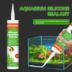 Mastic en silicone pour aquarium, <span class=keywords><strong>colle</strong></span> acétique <span class=keywords><strong>à</strong></span> séchage rapide pour poissons, haute élasticité, <span class=keywords><strong>colle</strong></span> transparente pour verre et réservoirs - Product Image 3