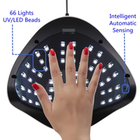 Lampe à ongles UV LED SUNX10 MAX 220/280W 45/66 LED avec logo personnalisé, 4 minuteurs, pour manucure, séchage de gel, usage professionnel et domestique