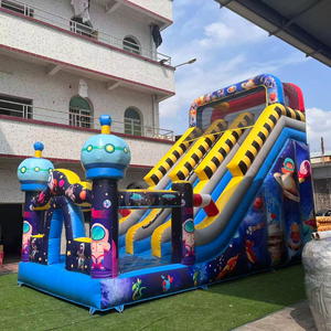 Toboggan Gonflable Avion Géant pour Enfants - Château Gonflable avec Toboggan - Product Image 1