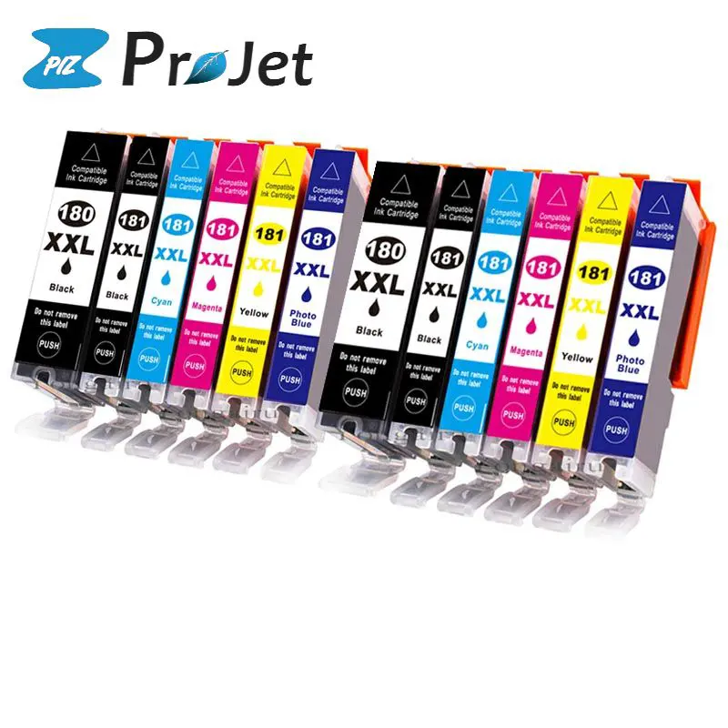 Cartucho de inkjet, 280 PGI-280 pgi280 281 CLI-281 cli281 completo com tinta compatível com canon pixma ts8120 ts6120