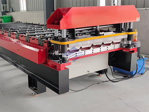 Automatic <b>Tile</b> Press Roll Forming Machine Single Layer Colored Steel Forming Equipment with Motor and Gear - Product Image 5