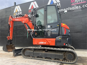 Mini-excavatrice de 5,5 tonnes à prix avantageux, moteur de marque supérieure, excavatrice sur chenilles, mini-excavatrice de marque supérieure U56-5 d'occasion - Product Image 5