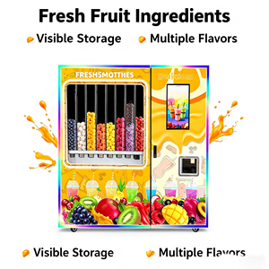 Distributeur automatique de smoothies robotisé intelligent, breveté de recherche et développement indépendants, mélange de fruits frais 24h/24, distributeur automatique de milkshakes - Product Image 1