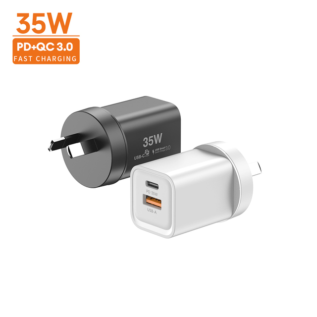 35W Super Fast Type-C PD GaN Electric Charger Power Supply Adapter Compatible Android Devices Huawey Mobile Phones