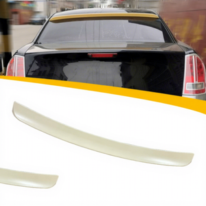 Aileron de toit en plastique ABS Haosheng, fibre de carbone, aileron de lunette arrière pour Chrysler 300C 2011 2012 2013 2014 2015 2017 2018 - Product Image 1