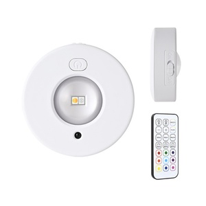 Remote <b>Control</b> Closet <b>Lights</b> RGB Cat Eye Stick on <b>LED</b> Under Cabinet <b>Light</b> 500Mah Dimmable Wireless Under Counter <b>Lights</b> - Product Image 2