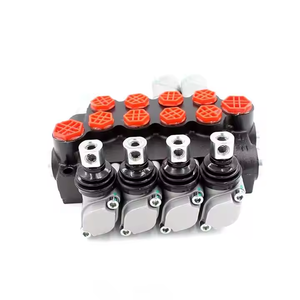 Válvula de Control Direccional Hidráulica Monobloque Manual de 4 Vías P40-G12-G38 |   Solución Confiable de Control Hidráulico - Product Image 1