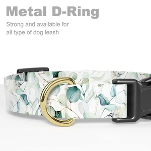 Collar de entrenamiento para perros impermeable con características sostenibles Estampado de poliéster y decoración de cinta - Product Image 4