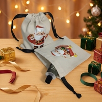 Sac promotionnel en toile de coton écologique personnalisable avec cordon de serrage et logo – Petit sac cadeau personnalisé – Offre spéciale