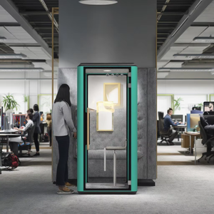 Cabina <span class=keywords><strong>de</strong></span> Oficina Portátil <span class=keywords><strong>de</strong></span> Diseño Moderno, <span class=keywords><strong>Pequeño</strong></span> <span class=keywords><strong>Estudio</strong></span> <span class=keywords><strong>de</strong></span> Grabación Insonorizado para Pruebas Auditivas, Móvil, para Almacenes, Villas y Hospitales - Product Image 5