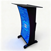 Púlpito Multifuncional P1.86 con Pantalla LED para Publicidad en Interiores, Frecuencia de Actualización de 3840Hz, Brillo de 800cd