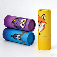 Tubes en carton kraft de qualité alimentaire, vides, personnalisables, avec fermeture à sécurité enfant, vente en gros