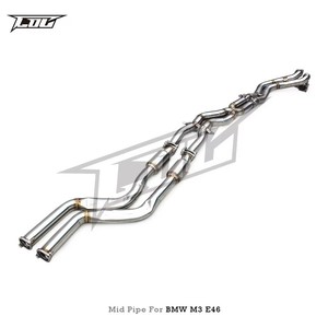 Sistema de <span class=keywords><strong>Escape</strong></span> de Competición OEM de Acero Inoxidable de 1.5mm con Tubo Central para <span class=keywords><strong>BMW</strong></span> M3 <span class=keywords><strong>E46</strong></span> L6 3.2L 2000-2006, Tubos en X de Alta Calidad - Product Image 2