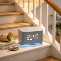 Mesin Suara Putih Isi Ulang untuk Rumah Tangga dengan Layar Alarm Digital, Pengaturan Aplikasi, dan Lampu Ambient RGB 5.0