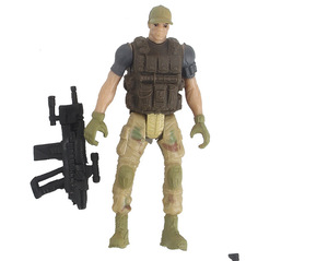 Mỹ quân đội người đàn ông <span class=keywords><strong>SWAT</strong></span> đội đồ chơi người lính hành động con số với vũ khí quân sự Phụ kiện cho trẻ em - Product Image 5