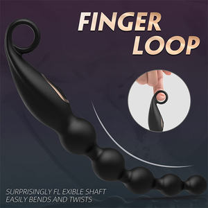 Vibratore Anale a 7 Velocità con Sfere Anali per Massaggio Prostatico Gay, Stimolatore Butt Plug, Dildo Vibrante, Giocattolo Sessuale per Uomo, Donna e Coppia, Articoli per il <span class=keywords><strong>Sesso</strong></span> - Product Image 5