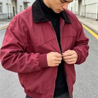 Veste bomber imperméable oversize pour homme, style streetwear hip hop, vintage