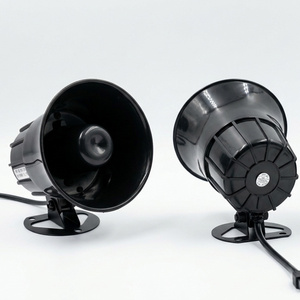 Sirena Sonora MP3 12V 10W con Riproduzione Audio e Programmabilità Tramite Scheda Micro SD per Annunci Vocali e Sistemi di Allarme Veicolari - Product Image 1