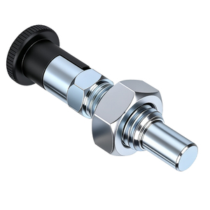 Self-locking galvanized carbon steel threaded body knob plunger with <b>plastic</b> cap for outdoor furniture hardware In stock - Product Image 6