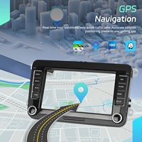 Podofo Autoradio Android 7'' 4+64G con Carplay/Android Auto Wireless, GPS, WIFI, BT, FM per Volkswagen/VW/PASSAT/POLO/GOLF 5 6/TOURAN