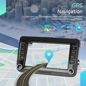 Podofo 7 ''4 + 64G Android <span class=keywords><strong>autoradio</strong></span> sans fil Carply/Android Auto GPS WIFI BT FM pour Volkswagen/VW/PASSAT/POLO/GOLF 5 6/TOURAN - Product Image 4